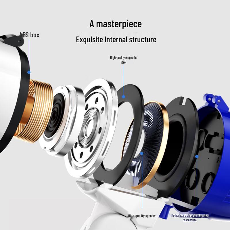 Portable Rechargeable Megaphone with Recording