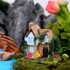 School Office Stationery Miniatures Miniature Terrarium Garden Decoration Villa Castles House Mini Castle Woodland Fairy Garden Fairy Figurines