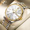 JINSHIDUN New Business and Leisure Men's Watch Dual Calendar Full -automatic Mechanical Watch Inlaid High -end Men's Watch