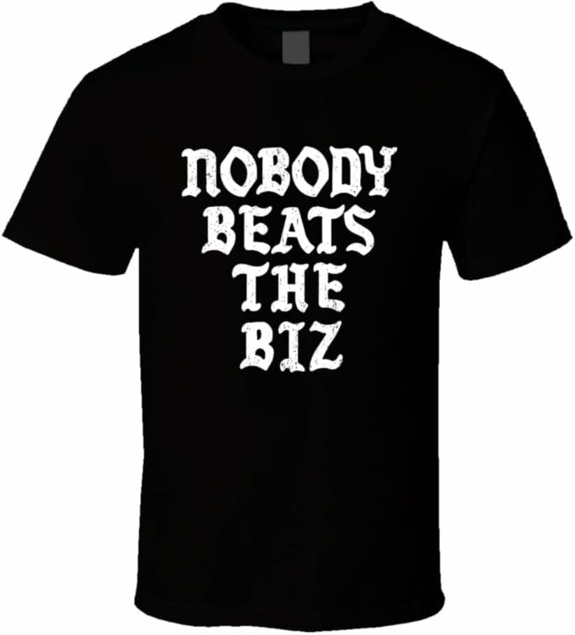 Ретро Футболка унисекс для фанатов рэп-музыки 'Nobody Beats The Biz'