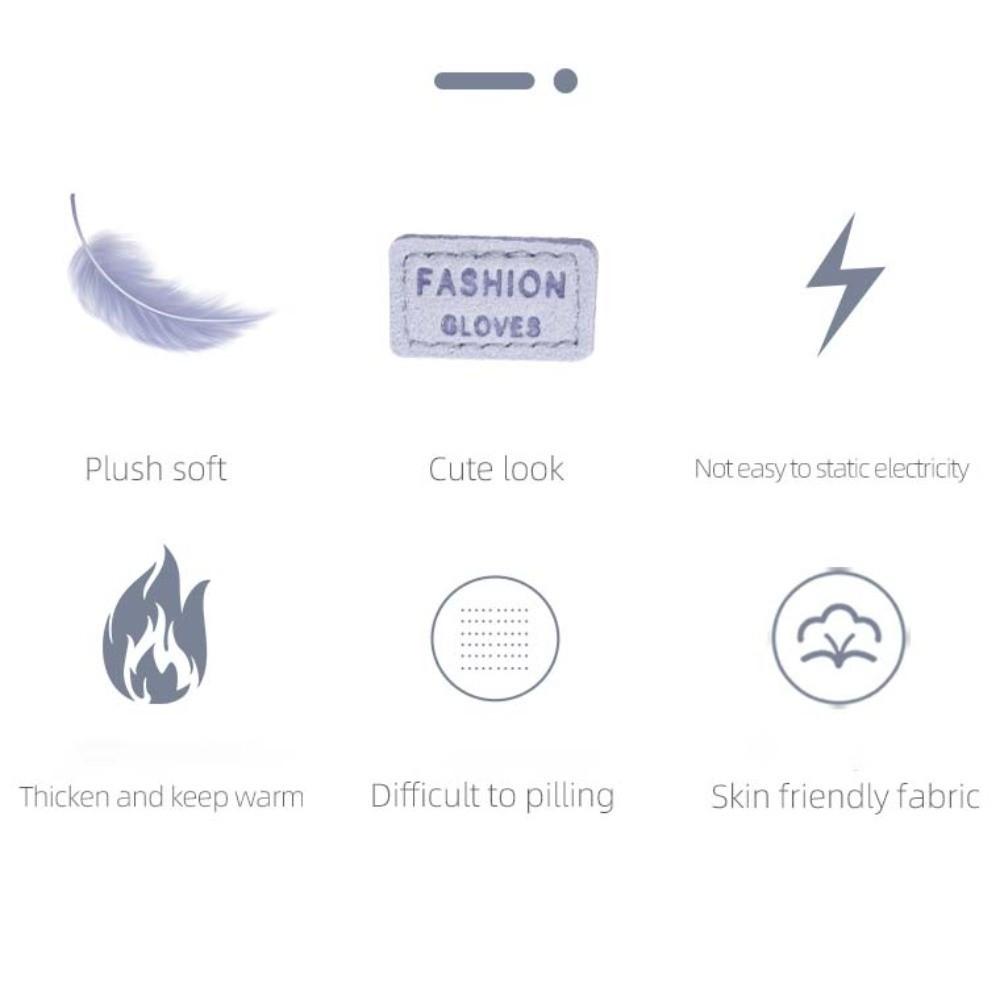 Мягкие перчатки-митенки с откидным верхом на 2 пальца, из полар-флиса, плюшевые, утолщенные, женские, противохолодовые, для улицы