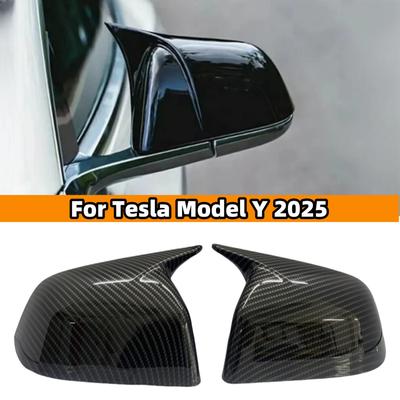 Пара для Tesla Model Y Juniper 2025+ Long Range Performance Автомобиль Боковая Накладка Зеркала Заднего Вида Крыло Наружное Зеркало Корпус