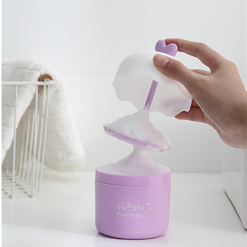 Очищающее средство для лица, пенообразователь, портативный пенящийся чистый инструмент, простой душ, ванна, шампунь, создатель пузырьков для лица, инструмент для очистки многоразового использования