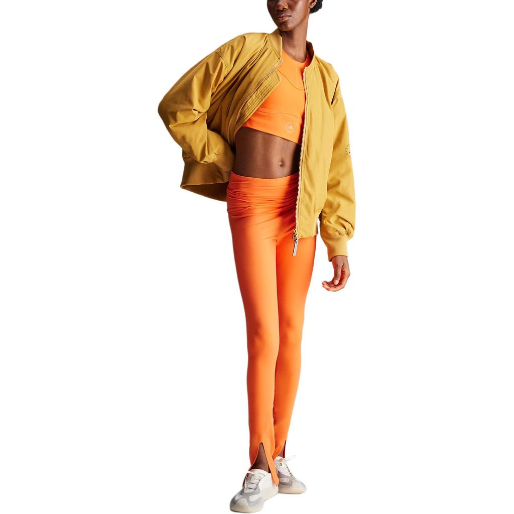 Adidas Stella McCartney Sportswear Woven Bomber Wind.Rdy Jacket Women Jacket Sand-Brown IX1630