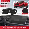 Для MAZDA CX-5 2013-2016 CX5 Автомобильный Коврик на Панель Приборов Солнцезащитный Коврик Предотвращающий Отражения Ковер на Приборную Панель Аксессуары для Защиты