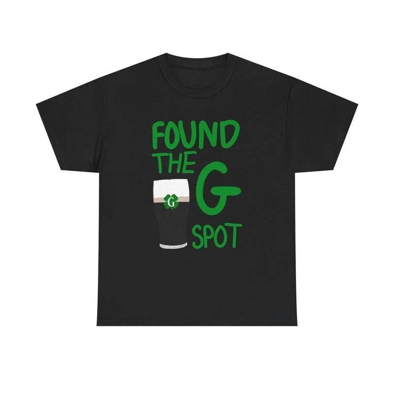 Graphic Tee Found The G Shirt - Funny St. Patrick's Day T-shirt, Split The G Tee