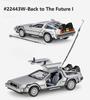 ВЕЛЛИ 1:24 литая под давлением модель автомобиля из сплава DMC-12 Delorean «Назад в будущее», машина времени, металлическая игрушечная машинка для детей, коллекция игрушек в подарок