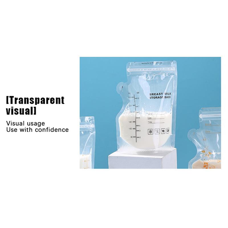 30 шт./упак. 150/240/250 мл, удобный носик для хранения грудного молока, одноразовый, небольшой емкости, мешок для хранения замороженного молока, не содержит бисфенол-А