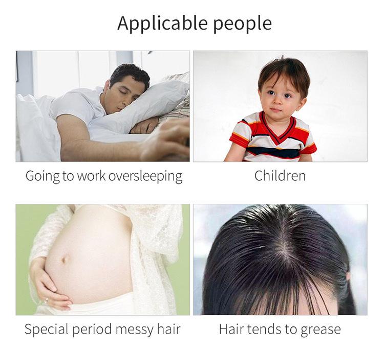 Пушистая пудра, не смываемая масляная головка, челка, обезжиренный дизайн, пушистая пудра освежает и не жирнит