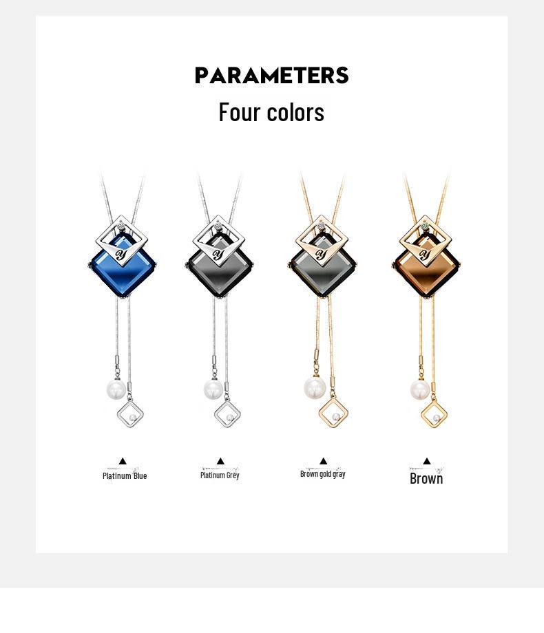 2021 Новое женское универсальное высококачественное декоративное ожерелье-свитер с подвеской