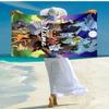 Personalized customized proof beach towel with Warriors Cats pattern - soft, absorbent,quick-drying,perfect swimming,camping&bathing