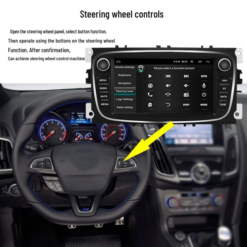 7-inch Android GPS Navigation for Ford 06-11: Capacitive Screen Carplay MP5 Player
