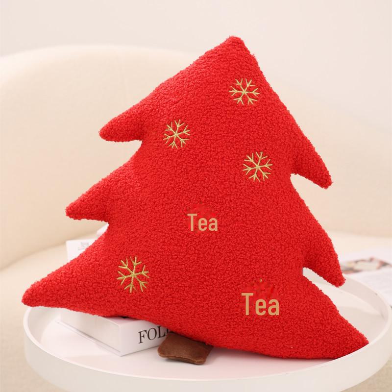 Christmas Gingerbread Man Pillow & Tree Cushion - Holiday Gift for Kids