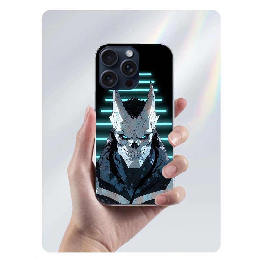 Кайдзю Нет. 8 Аниме Прозрачный Чехол Для Телефона Для Iphone 17 Air 16 Pro Max 15 Pro 14 Plus 17E 16E 11 13 12 Mini Чехлы Fundas Cell TPU
