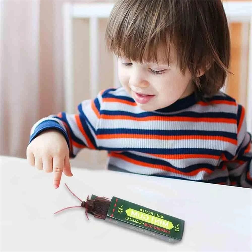 Симуляция для детей Тяни голову Жевательная резинка Жевательная резинка Игрушка Розыгрыш Игрушка-прикол Шокирующий таракан