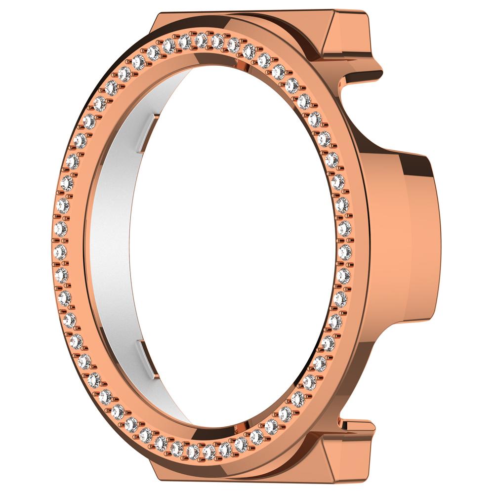 Защитный чехол-кейс для Huawei Watch GT5 Pro 42 мм из поликарбоната с инкрустированными бриллиантами, защитная рамка-бампер, корпус, аксессуары