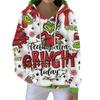 Christmas Hoodies For Women Funny Cute Printed Holiday Sweatshirt Winter Oversized Pullover Tops