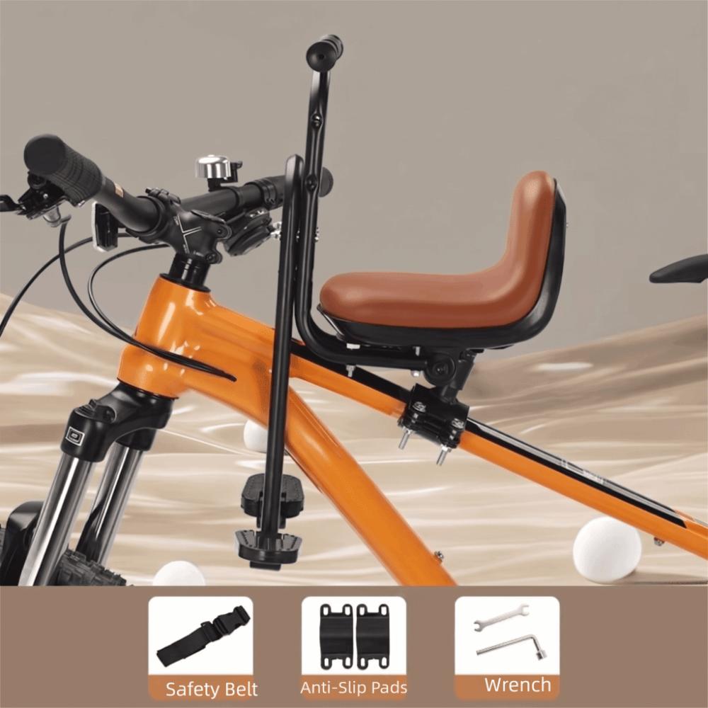 Front Mounted Bike Child Seat Full Surround Safety Mountain Bike Child Seat Folding Bike Use