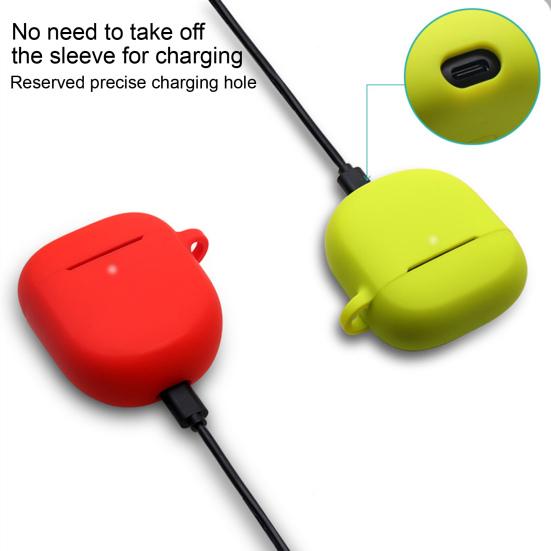 Earbud Protective Sleeve Useful Non-yellowing Reversed Charging Hole Earphone Protective Case Bluetooth-compatible Earphone Protective Case