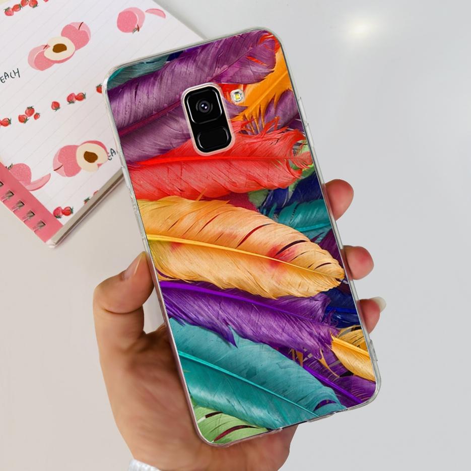 Чехол для Samsung Galaxy A8 Plus 2018 SM-A730F Роскошный Расписной Чехол Мягкий Силиконовый Чехол для Телефона Для Samsung A8 2018 A530F A8+ Fundas