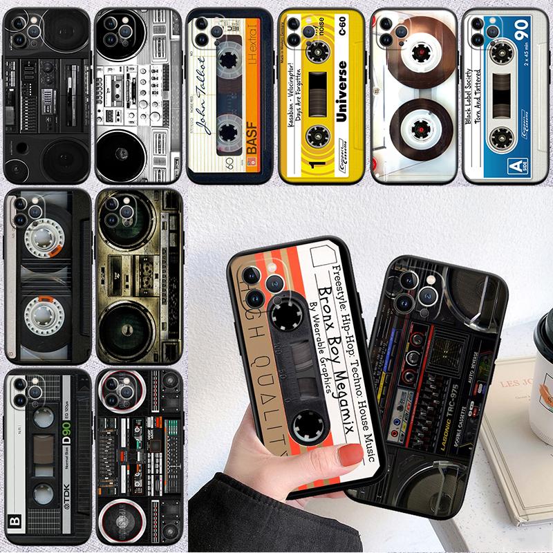 RP9 Boombox Лента Винтажный Чехол для Телефона для Samsung Galaxy S20 S21 S22 Ultra FE + Plus A21S A22 A24 A25 A26 A30 A30S A31