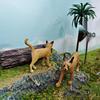 Cross-Border Children's Wild Animal Cognitive Toy - Cheetah & Abyssinian Cat Models