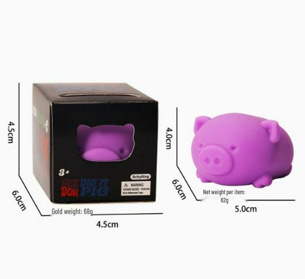 Maltose Ice Cube Dog Face Decompression Squeeze Toy