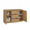 Chest Of Drawers 2D3S 120Cm Artisan Oak Doors Living Room