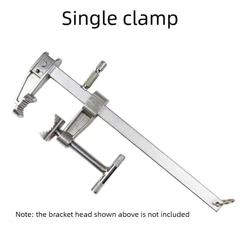 Clamp on Fishing Rod Holder Adjustable Boat Pole Bracket Rustproof Yacht Mount Portable Bass Sea Gear Tackle Tool Angler Yacht