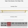 Solid Brass French Gold Cabinet Handle for Kitchen, Wardrobe, or Wine Cabinet