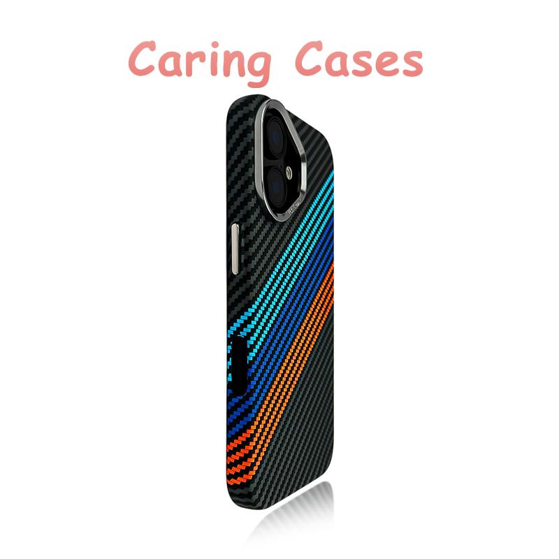 Чехол для iPhone 17 Pro Max, черный, с текстурой карбонового волокна, матовый, деловой, роскошный, жесткий, совместим с iPhone 16, 15, 14, 13, 12