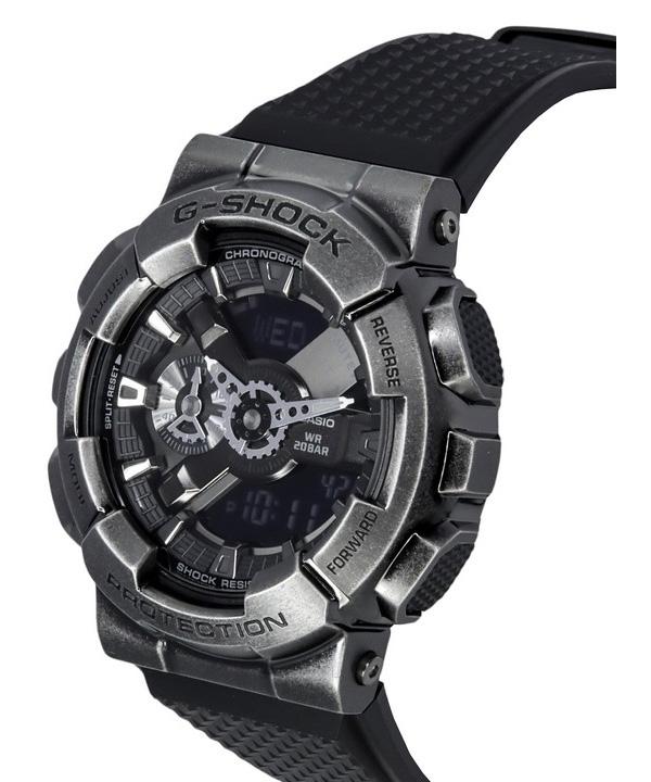 Casio G-Shock Аналоговые цифровые кварцевые часы с серым циферблатом и полимерным ремешком GM-110VB-1A 200M Мужские часы