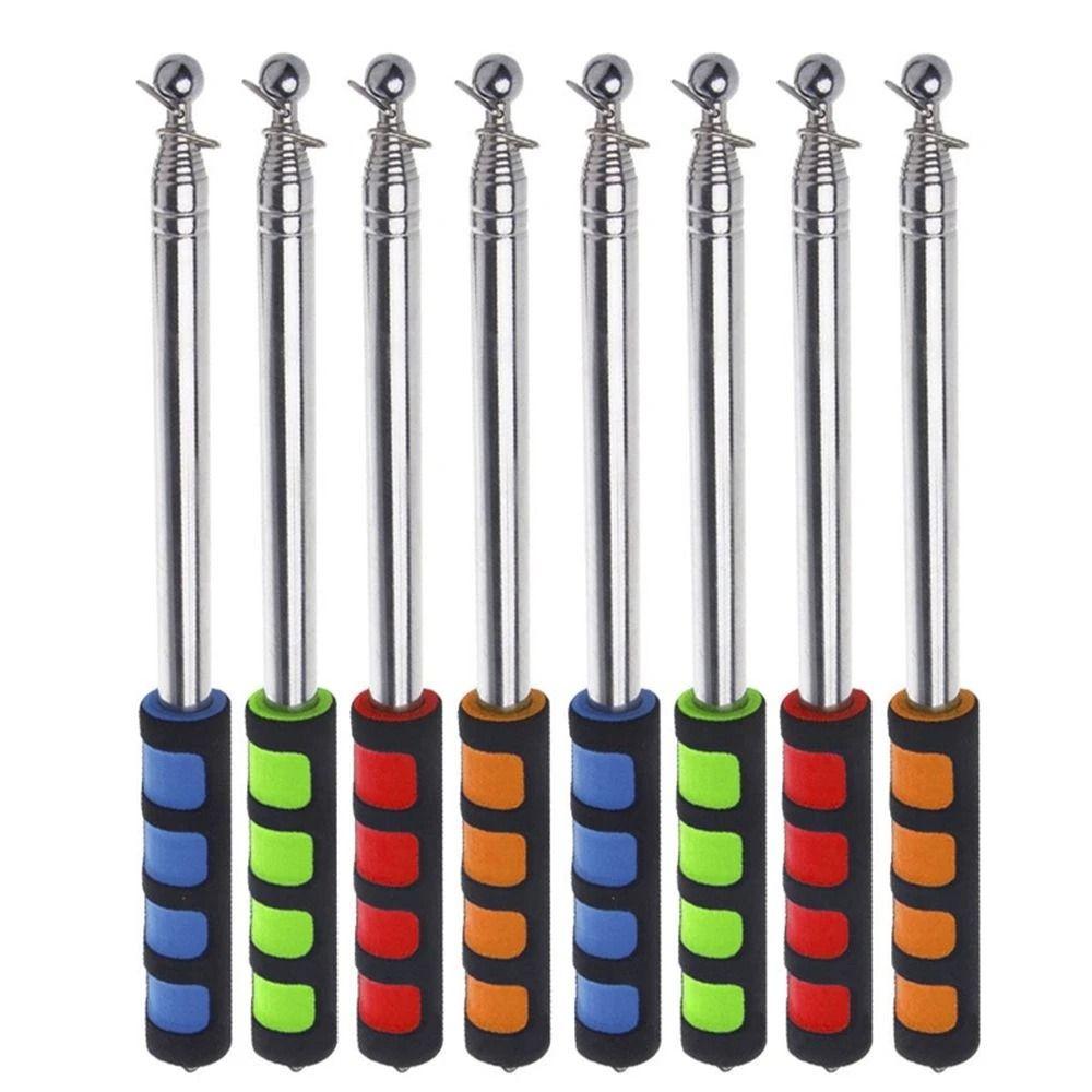 Stainless Steel Tour Guide Flagstaff 2M Handle Flagpole Telescopic Flagpole Teachers Pointer Stick