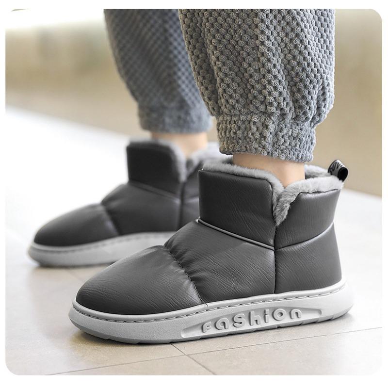Новые водонепроницаемые женские зимние ботинки, зимние нескользящие утолщенные плюшевые ботильоны, женские теплые ботинки с мягкой подошвой и хлопковой подкладкой
