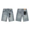 Модный бренд PURPLE BRAND JEANS Европейские и американские уличные свободные универсальные джинсовые шорты для мужчин и женщин