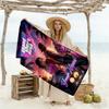 Grand Theft Auto Customized Name Beach Towel Quick-Dry Soft Microfiber Suitable for Swimming Gym Camping Yoga Vacation