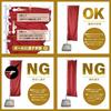 Noboriya Kobo Banner Flag Prescription Red W600 x H1800mm 1 piece rolled fold Business Prosperity Made to order GNB-135 Three-sided