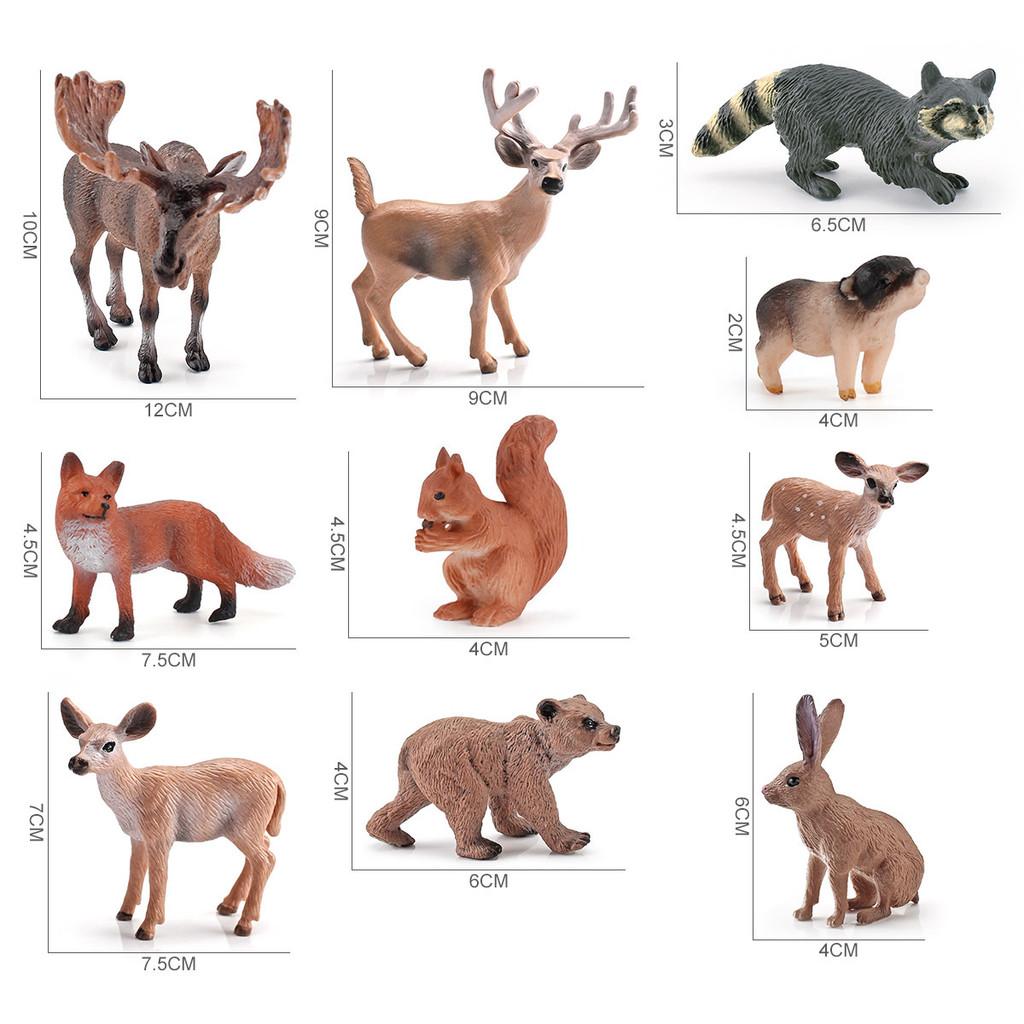 Wild Animal Pvc Figurines Collection With Static Design For Nature Enthusiasts