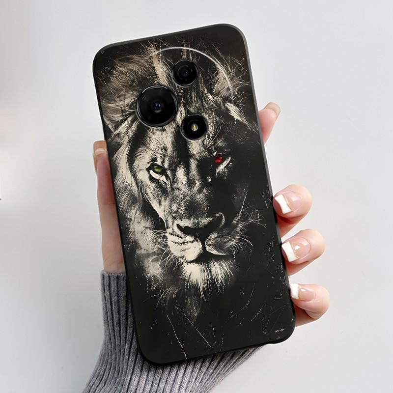 Для TCL 60 NxtPaper 4G T626K / 60 SE NxtPaper 5G Чехол Милый Кролик с Сердечками Смешной Черный Мягкий Силиконовый Чехол для Телефона Ударопрочный Чехол