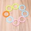 100 Pcs Colorful DIY Crochet Weave Knitting Marker Marking Ring Marking Circle Sewing Accessories