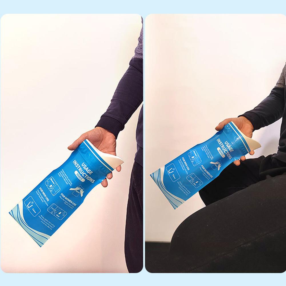 12-60PCS 900cc Disposable Urinal Bag Outdoor Emergency Urinate Bags Self Sealing Car Pee Bags Multi-Function for Camping Hiking