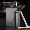 Creative Cigarette Case with Replaceable Lighter and Detachable 10-Piece Holder