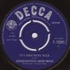 7inch Record HEDGEHOPPERS ANONYMOUS - It's Good News Week F12241 Decca 1965 UK Rock Used