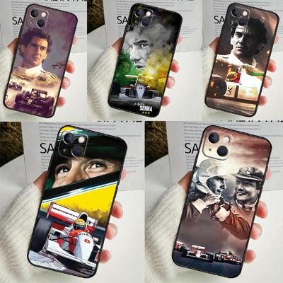 Чехол для телефона Ayrton Senna F1 Racing для iPhone 14 13 12 11 16 15 Pro Max Plus Mini 7 8 X XR XS Max, мягкий чехол