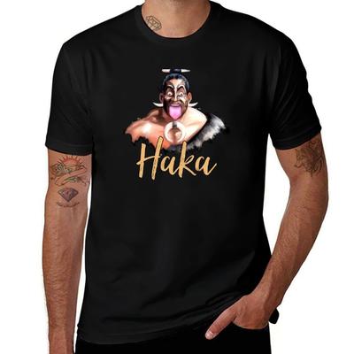 Футболка с танцем Хака футболка для мужчины 100% хлопок футболка персонализированные футболки для мужчины приталенная футболка