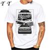 New Summer Men Short Sleeve Drive The Classic Germany EUDM - E34 M5 -  Classic T-Shirt Vintage Boy Casual Tops Man White Tees