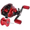 Baitcasting Fishing Reel 6 Gear Centrifugal Magnetic Dual Brake Spinning Reel 18+1 Bearing(Right