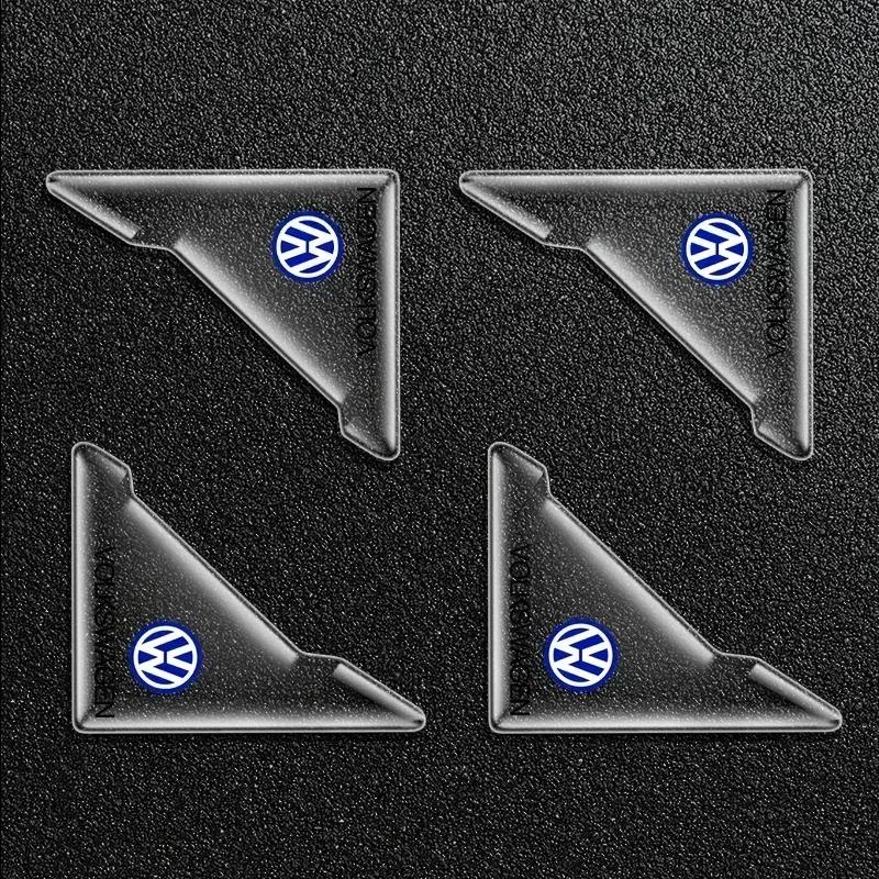 VW Car Door Handle Bowl Scratch Transparent Stickers Anti-collision Strip For Volkswagen VW Golf 4 7 MK3 4 7 Touran Polo Passat