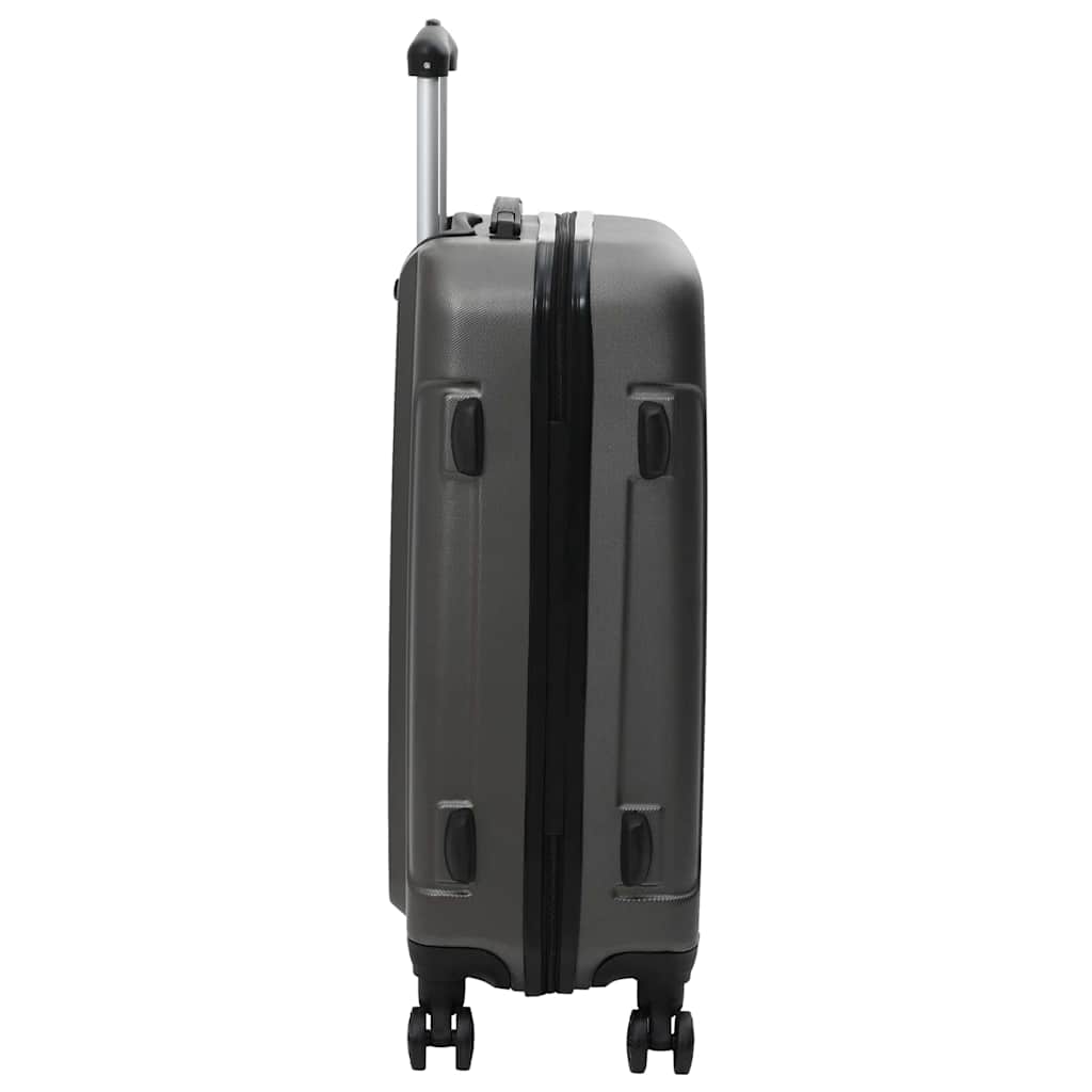 Suitcase Set 3 pcs Dark Grey 50 x 31 x 78 cm ABS Plastic