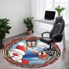 1pc Christmas Wreath Chair Carpet for Office Non-Slip, Rug for Office, Room, Good Gift for Family or Friends,  yy251226172